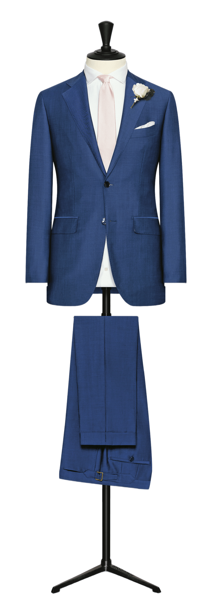 Costume mariage bleu sur mesure Paris