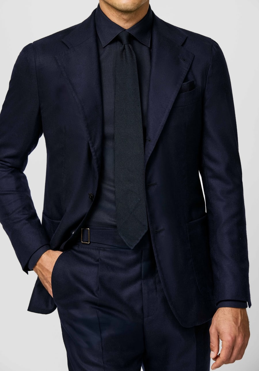 Costume hiver sur mesure Paris - laine chaude