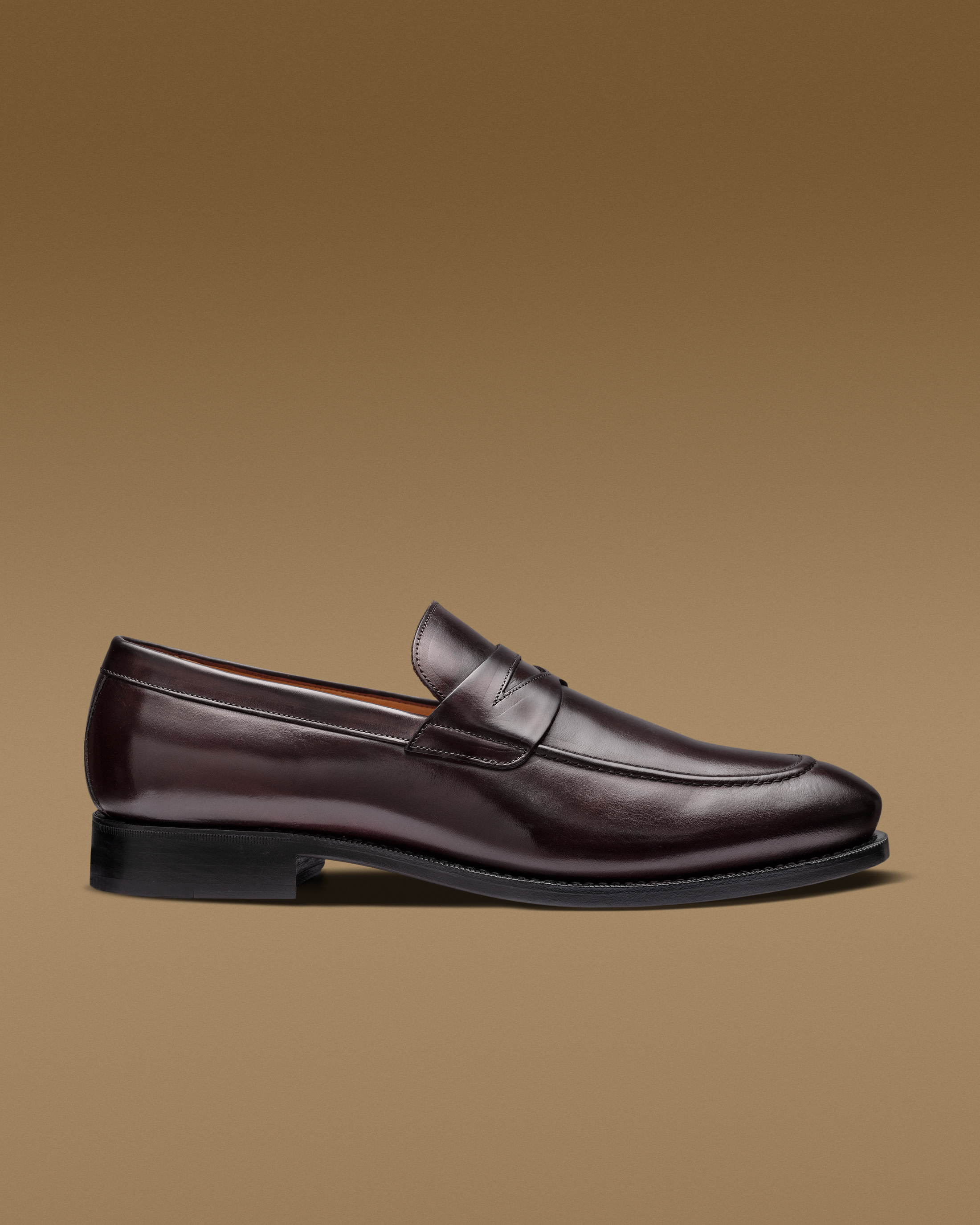 Bordeaux-Hand-painted-Nubuck-Penny-Loafer-NBK01-custom-formal-shoes, view 0 - Atelier Munro