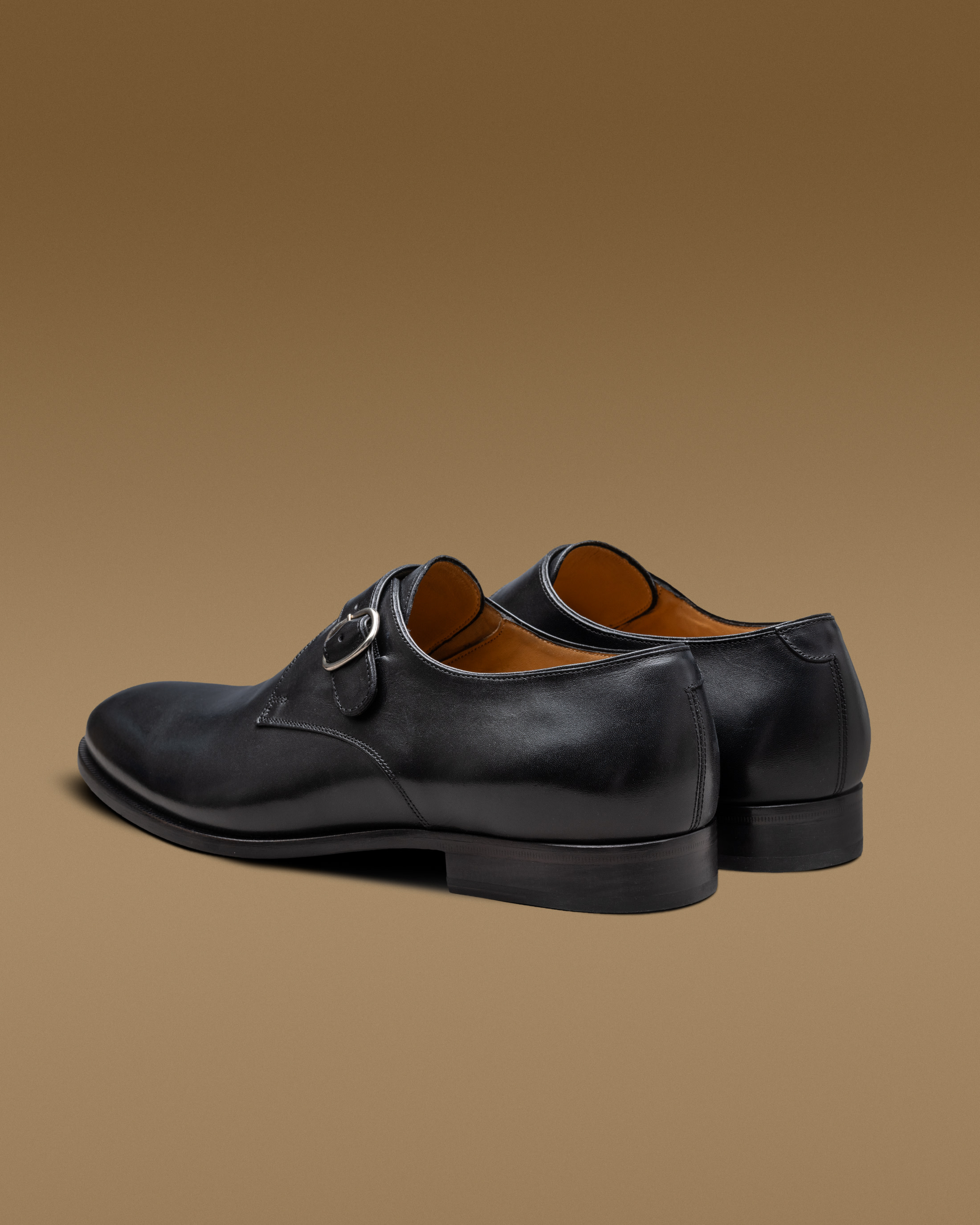 Black-Box-Calf-Single-Monk-BOX03-custom-formal-shoes, view 2 - Atelier Munro