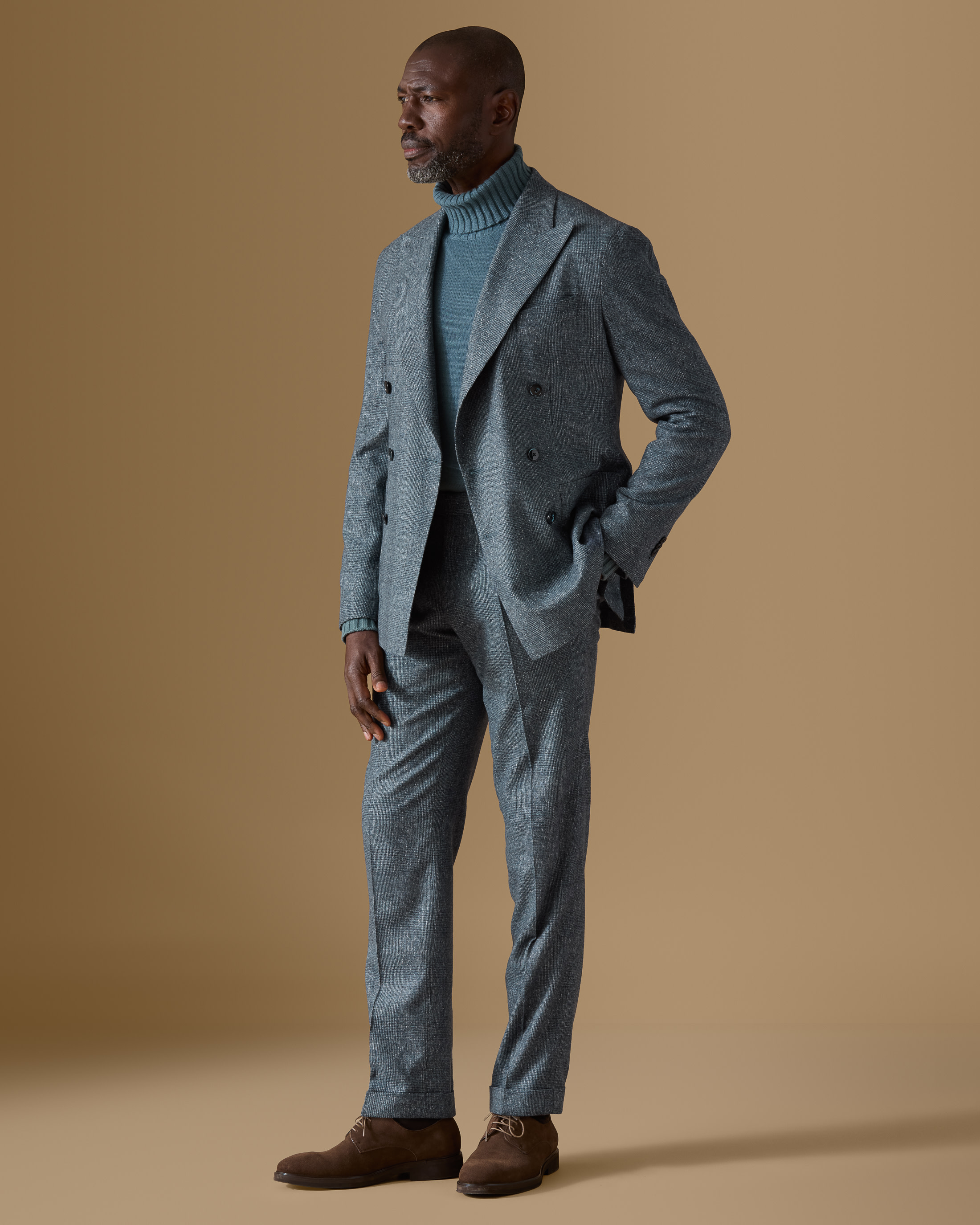 Storm-Blue-Silk-Wool-Cashmere-Glencheck-Suit-MS1006-custom-suits, view 0 - Atelier Munro