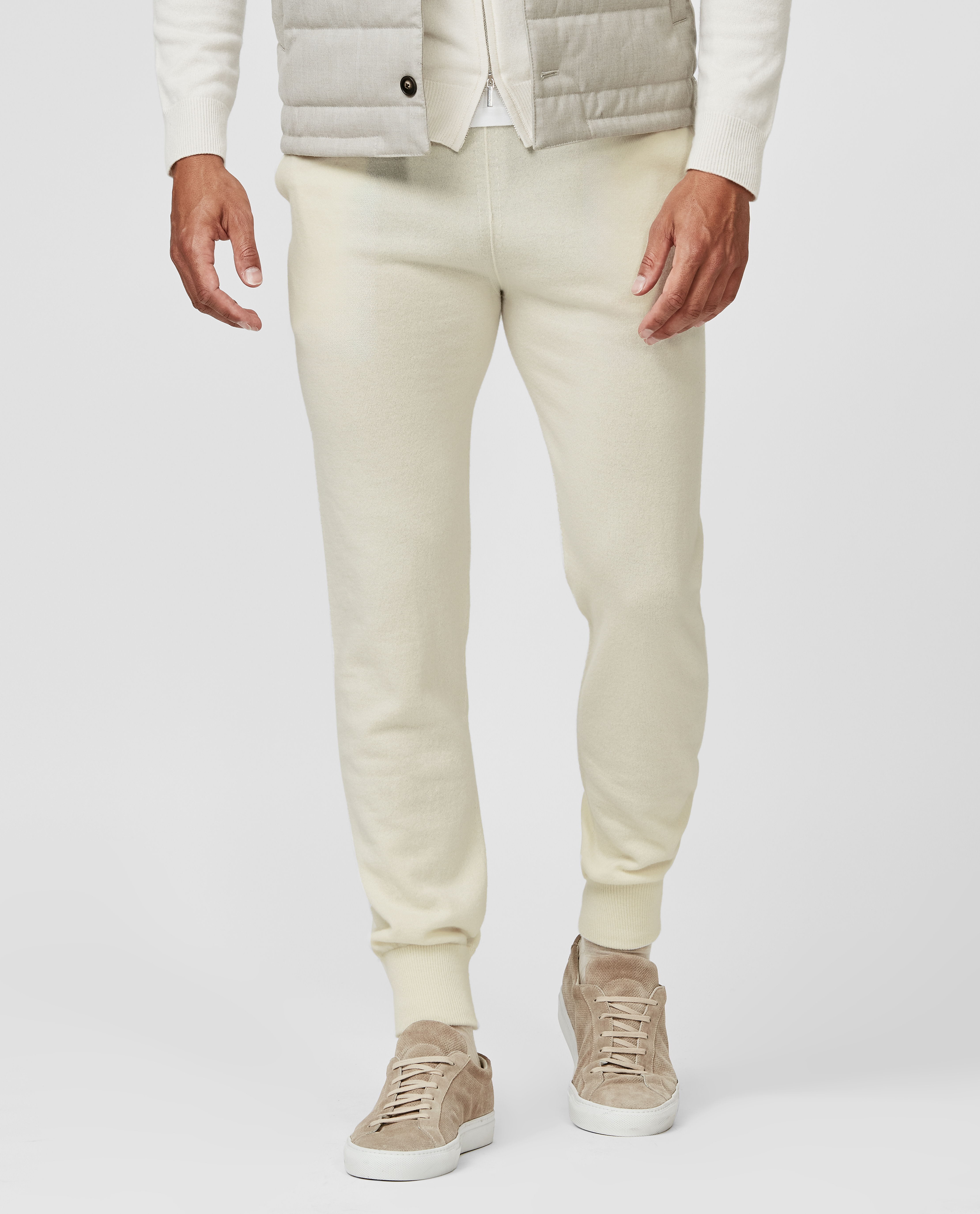 Off-White-Wool-Cashmere-Leisure-Pants-MKC1102, view 0 - Atelier Munro