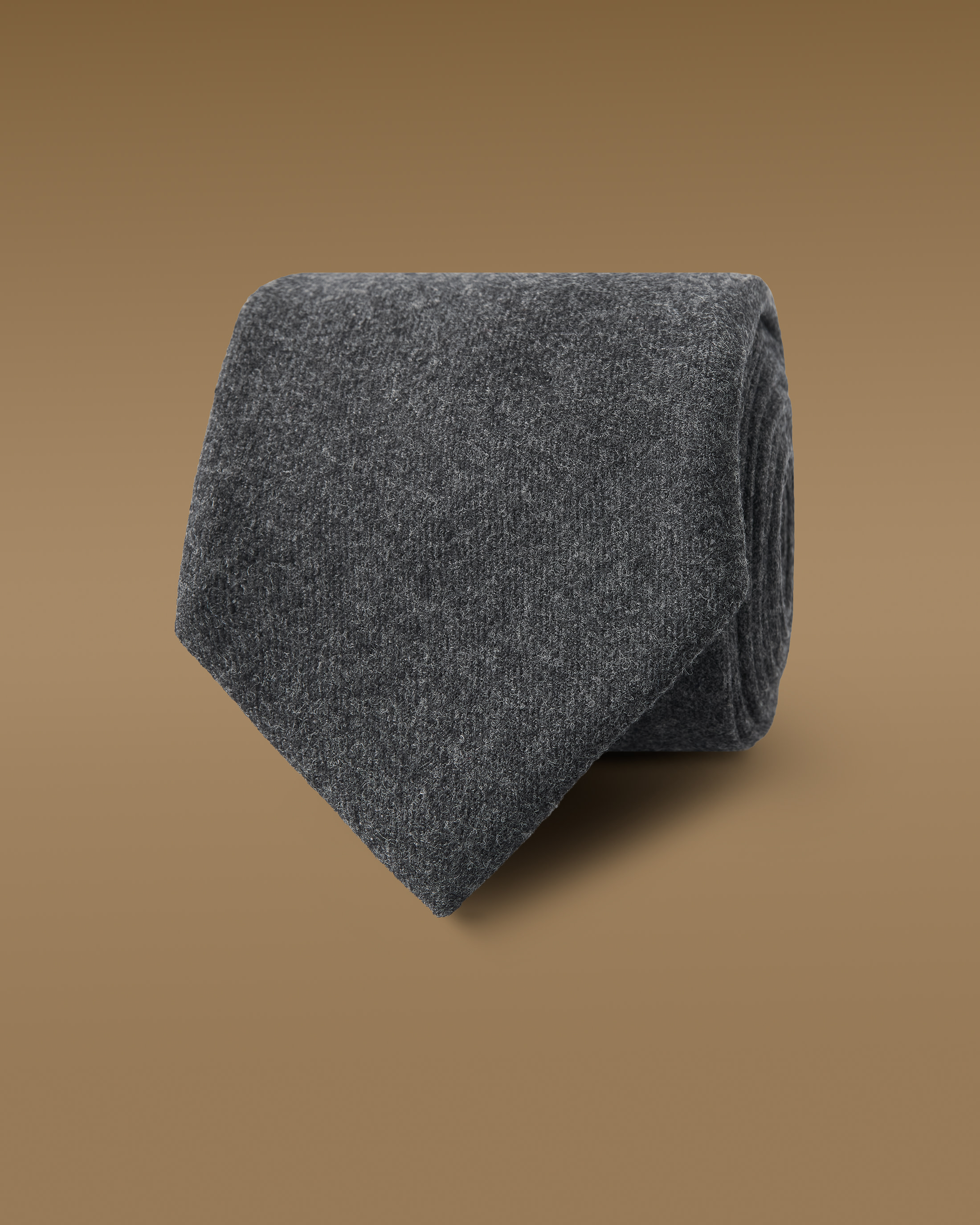 Steel-Gray-Jersely-Wool-Tie-EF054-custom-ties, view 0 - Atelier Munro