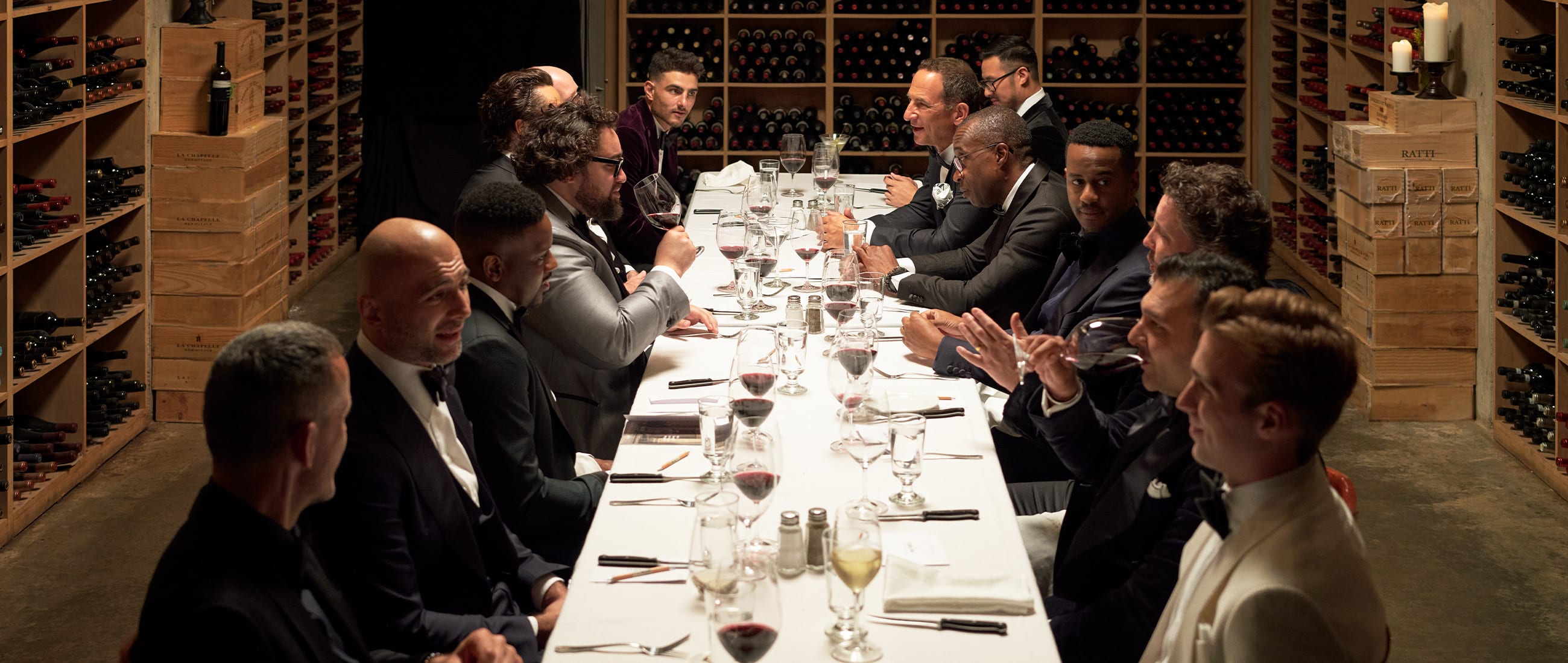 A who’s who of our festive long table