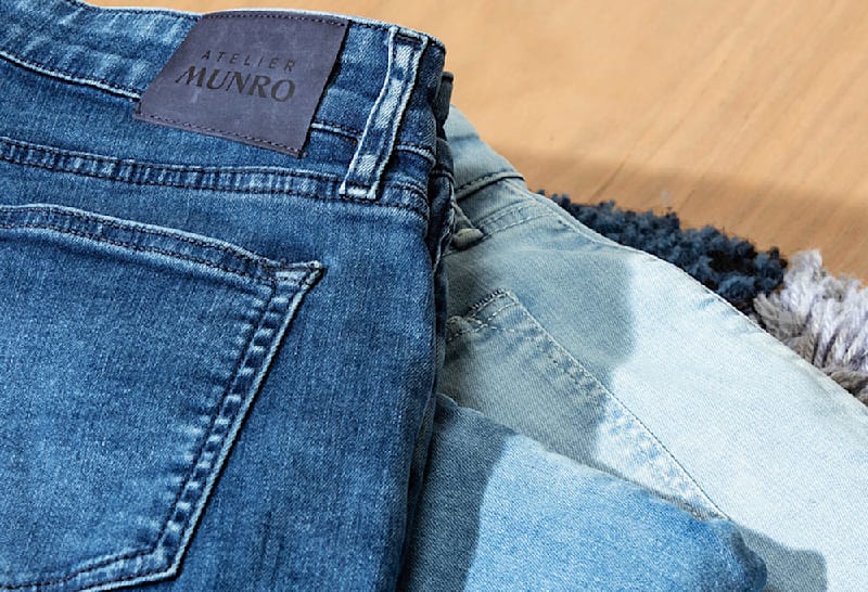 New in: Super-stretch denim