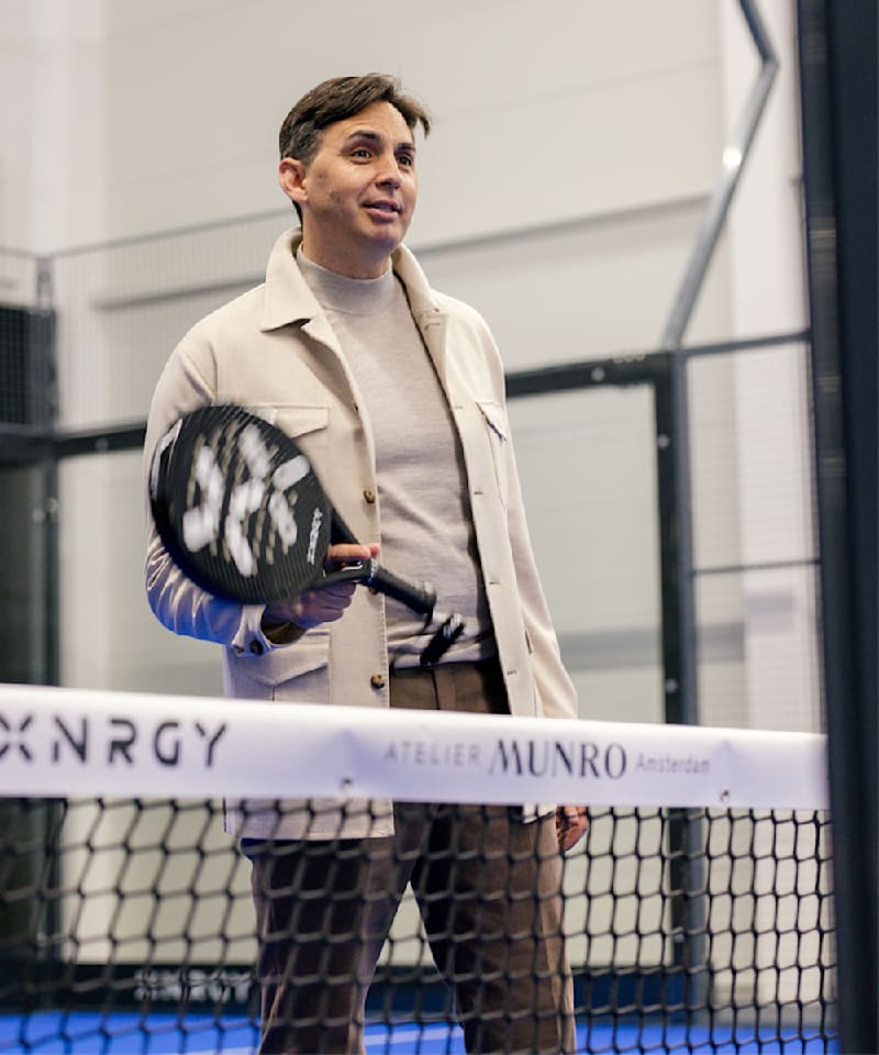 Teaming up with two of the most exciting names on the Dutch padel scene