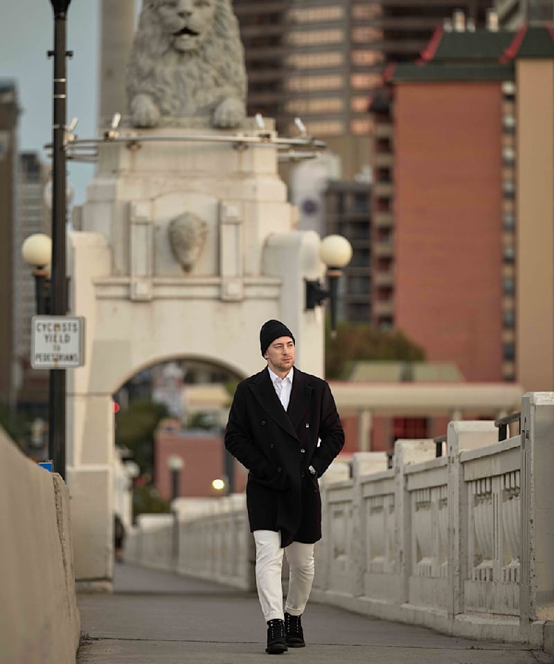 The wardrobe evolution of Andrew Mangiapane