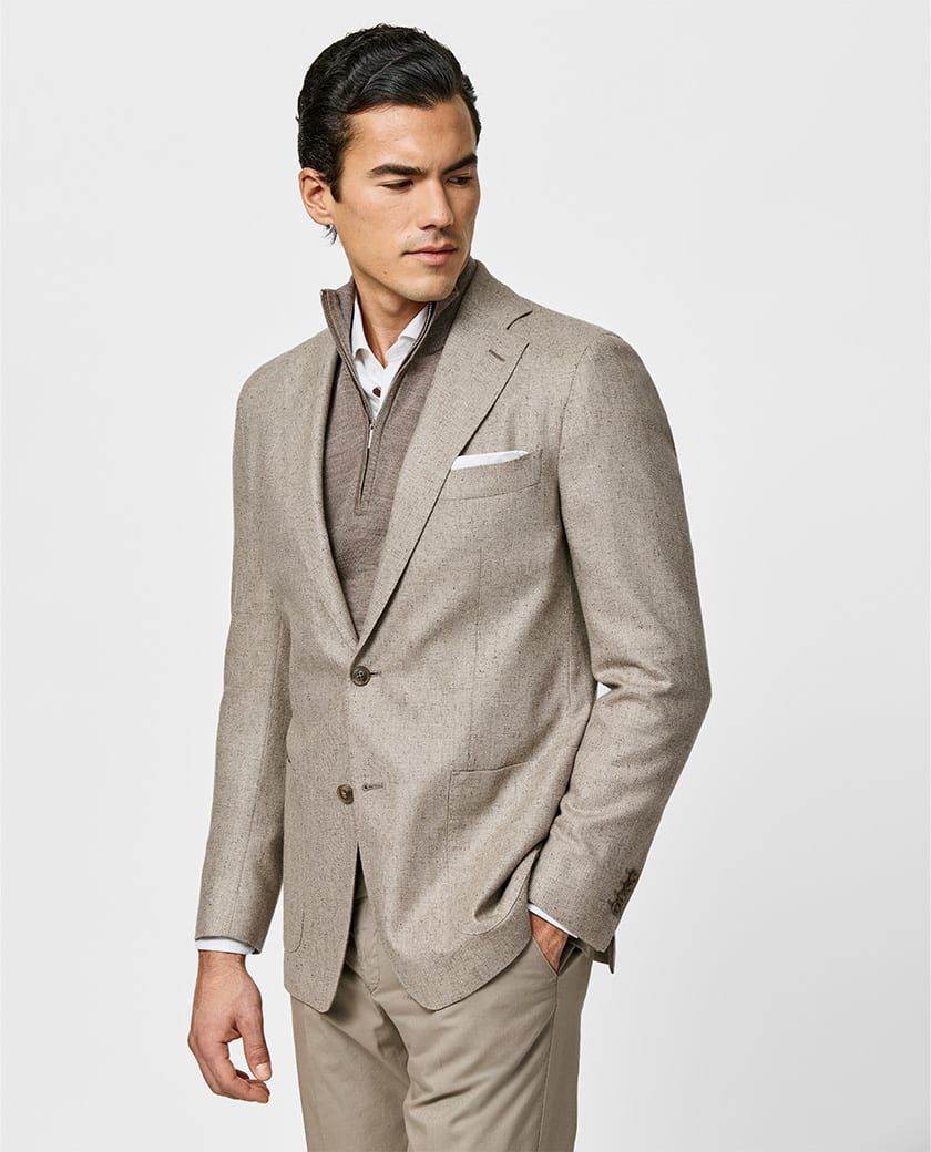 Silk-Wool Basketweave