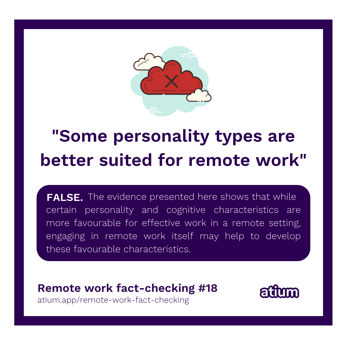 Some personality types are better suited for remote work