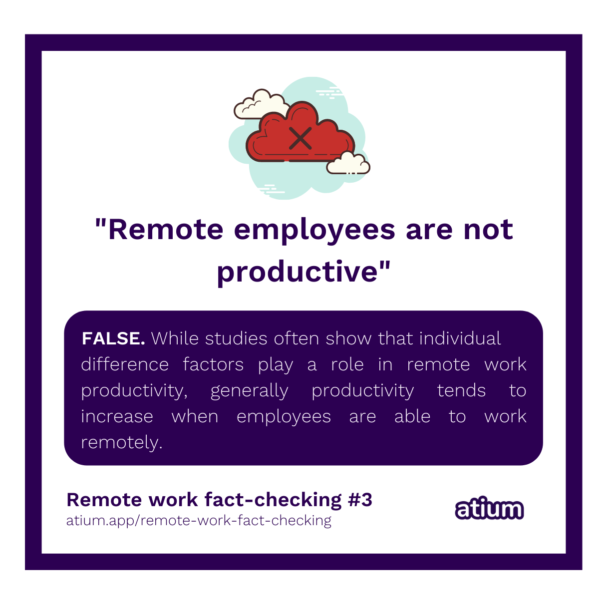 Remote employees aren't productive