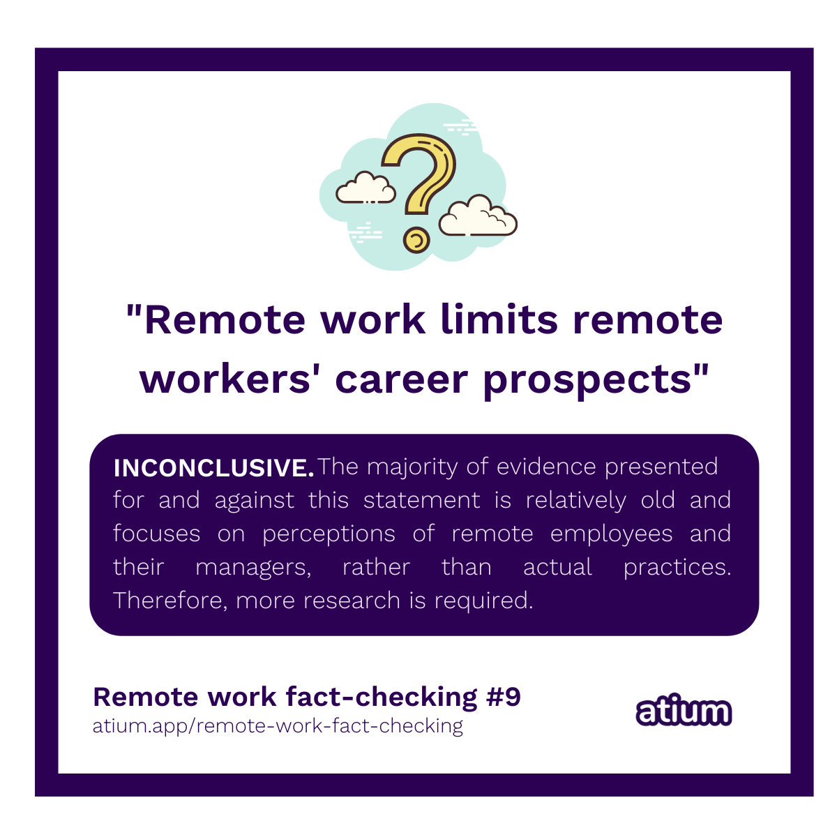 Remote work limits remote workers' career prospects