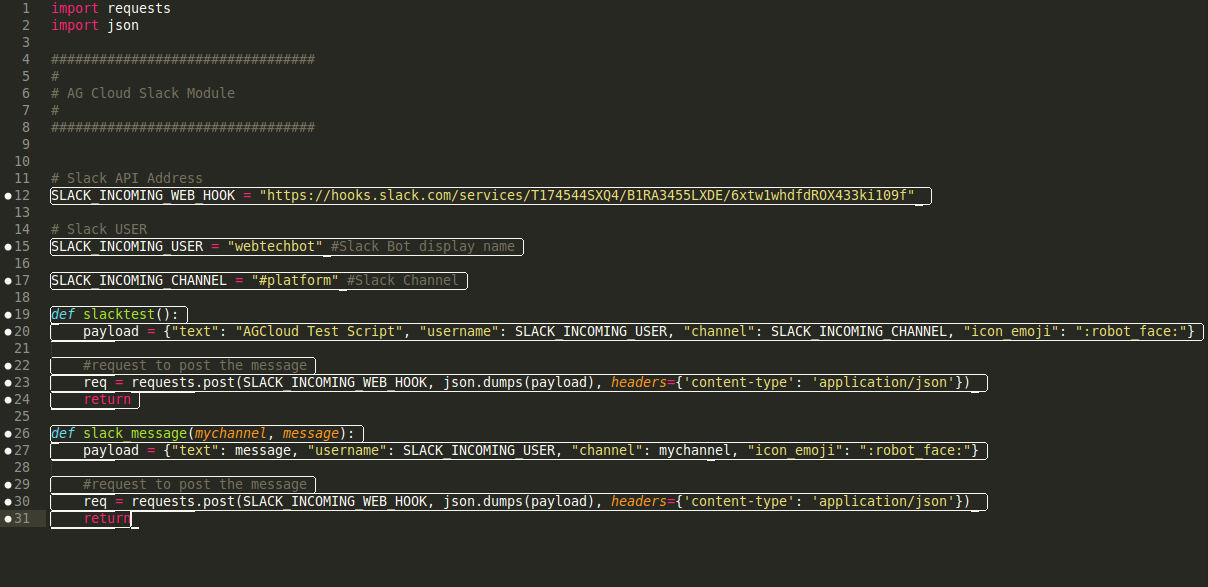 Slack Scripting