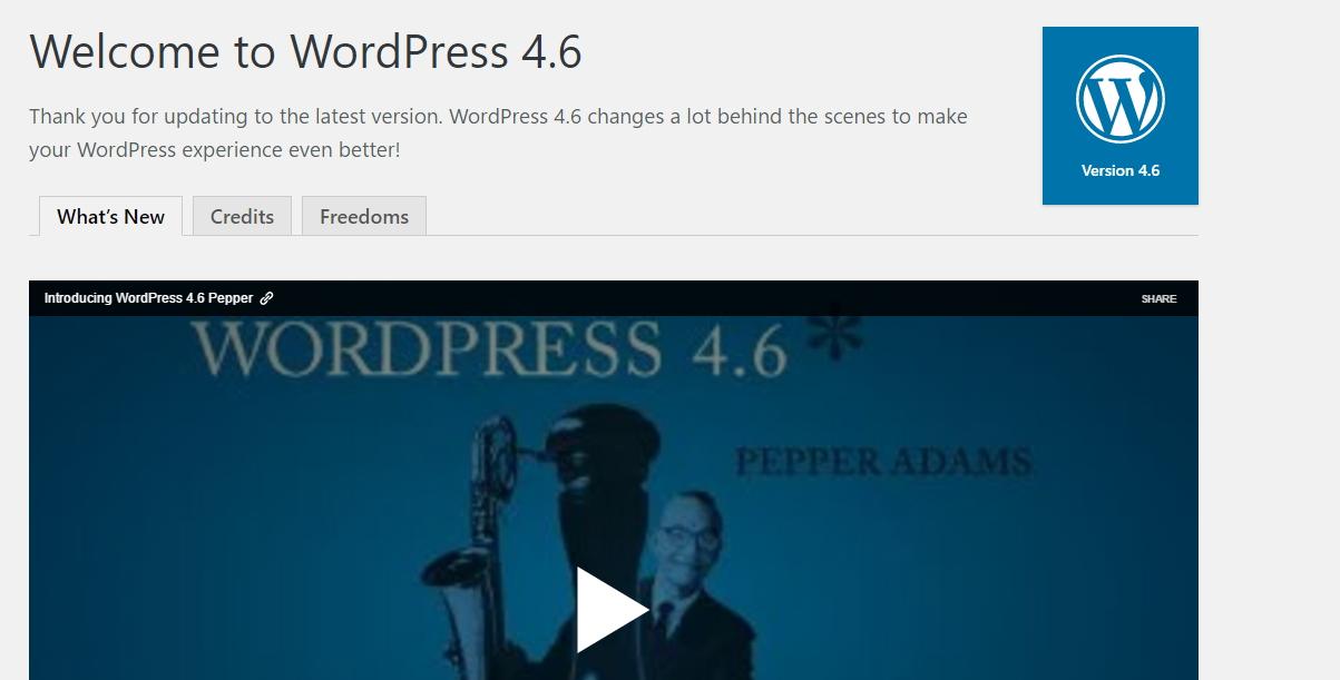 WordPress 4.6