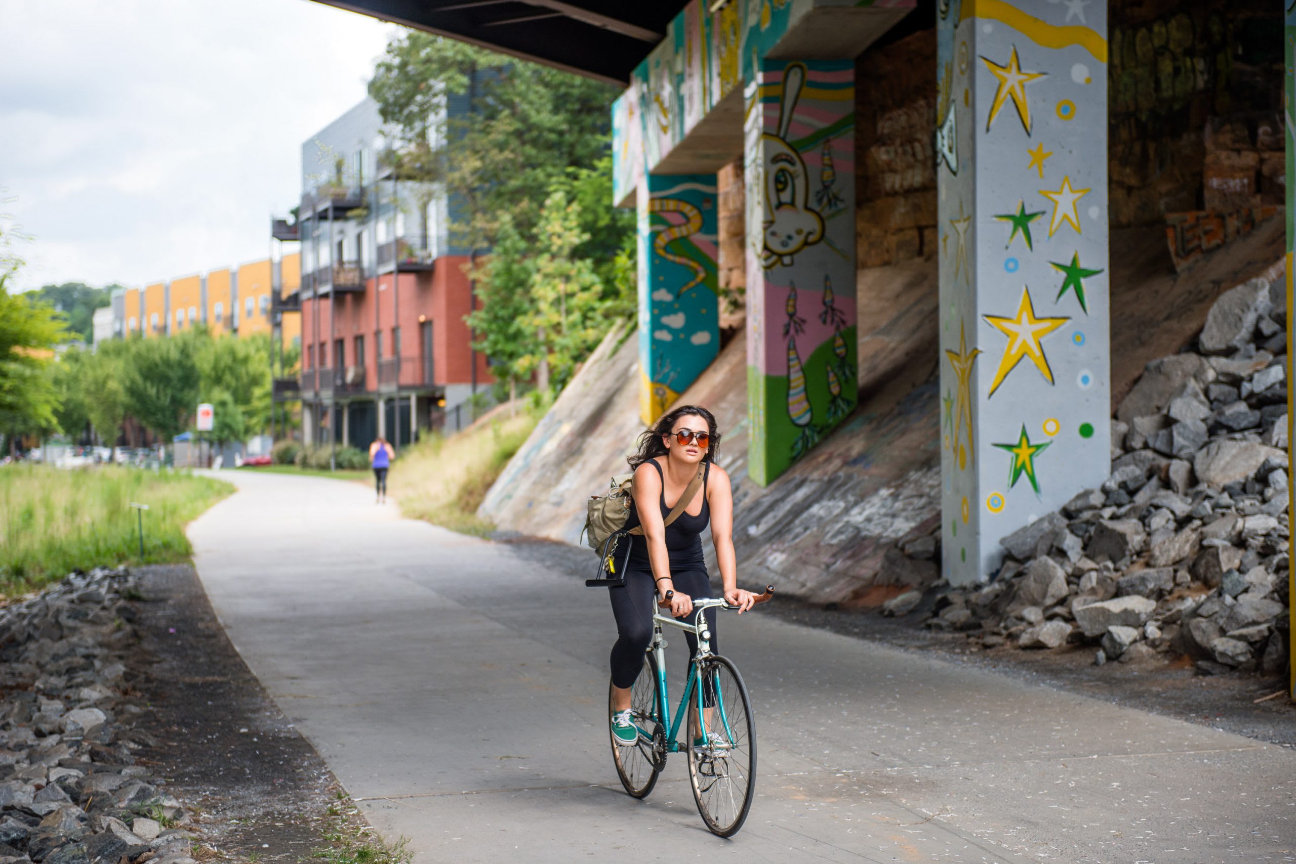 Atlanta-BeltLine -Biker-Tunnel