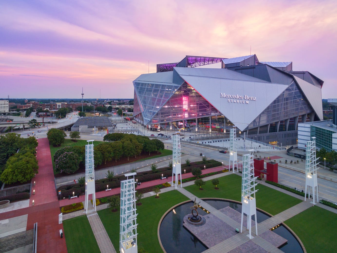 Atlanta-Mercedes-Benz-Stadium-Sunset-Exterior-International-Plaza-View.jpg