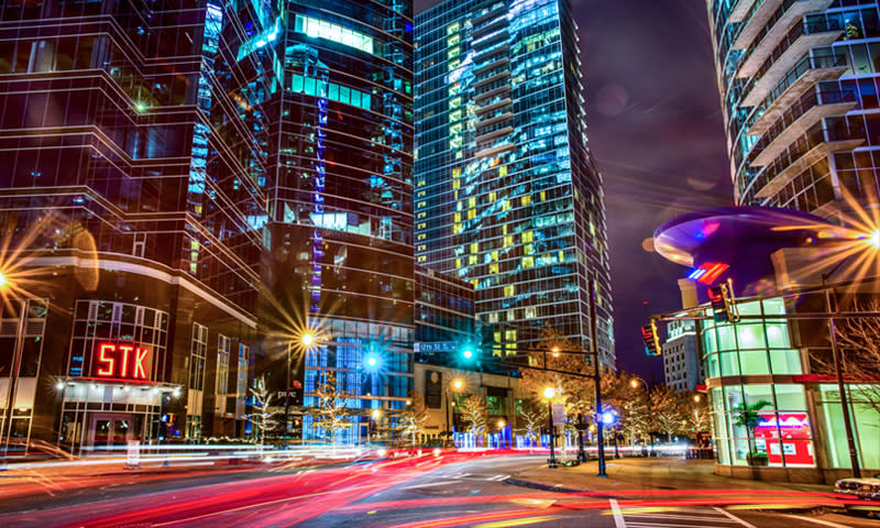 Peachtree Street (night)