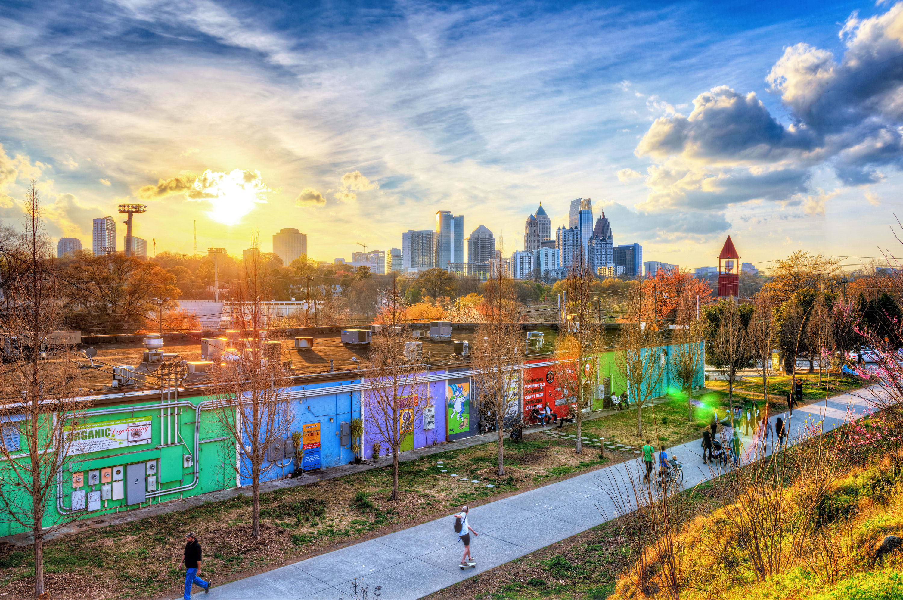 Atlanta Beltline Skyline