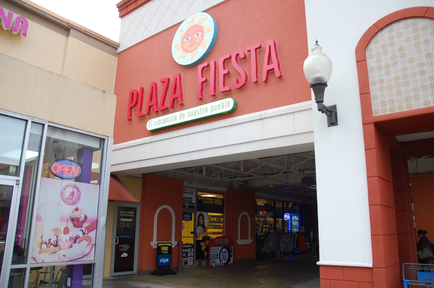 image of Plaza Fiesta is a colorful shopping center off buford highway in atlanta ga