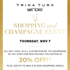 Trina Turk Mr Turk Shopping and Champagne Event  in 