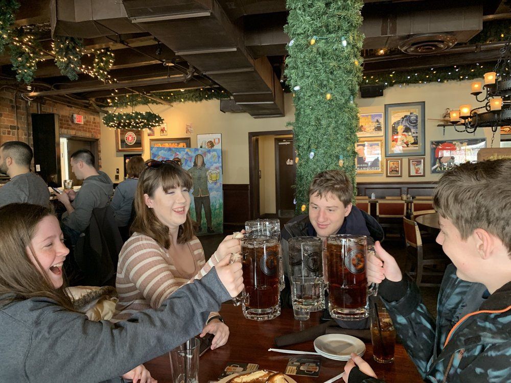 Der Biergarten in Downtown