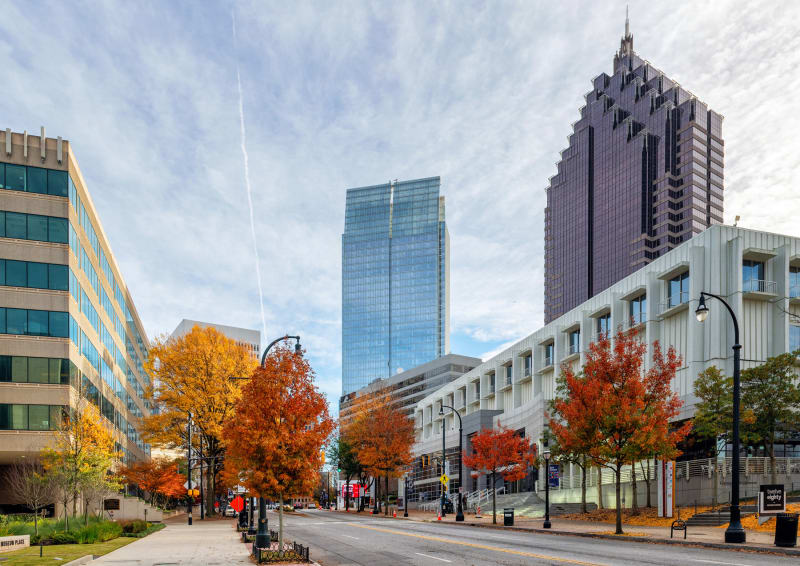 Atlanta Midtown in the Fall