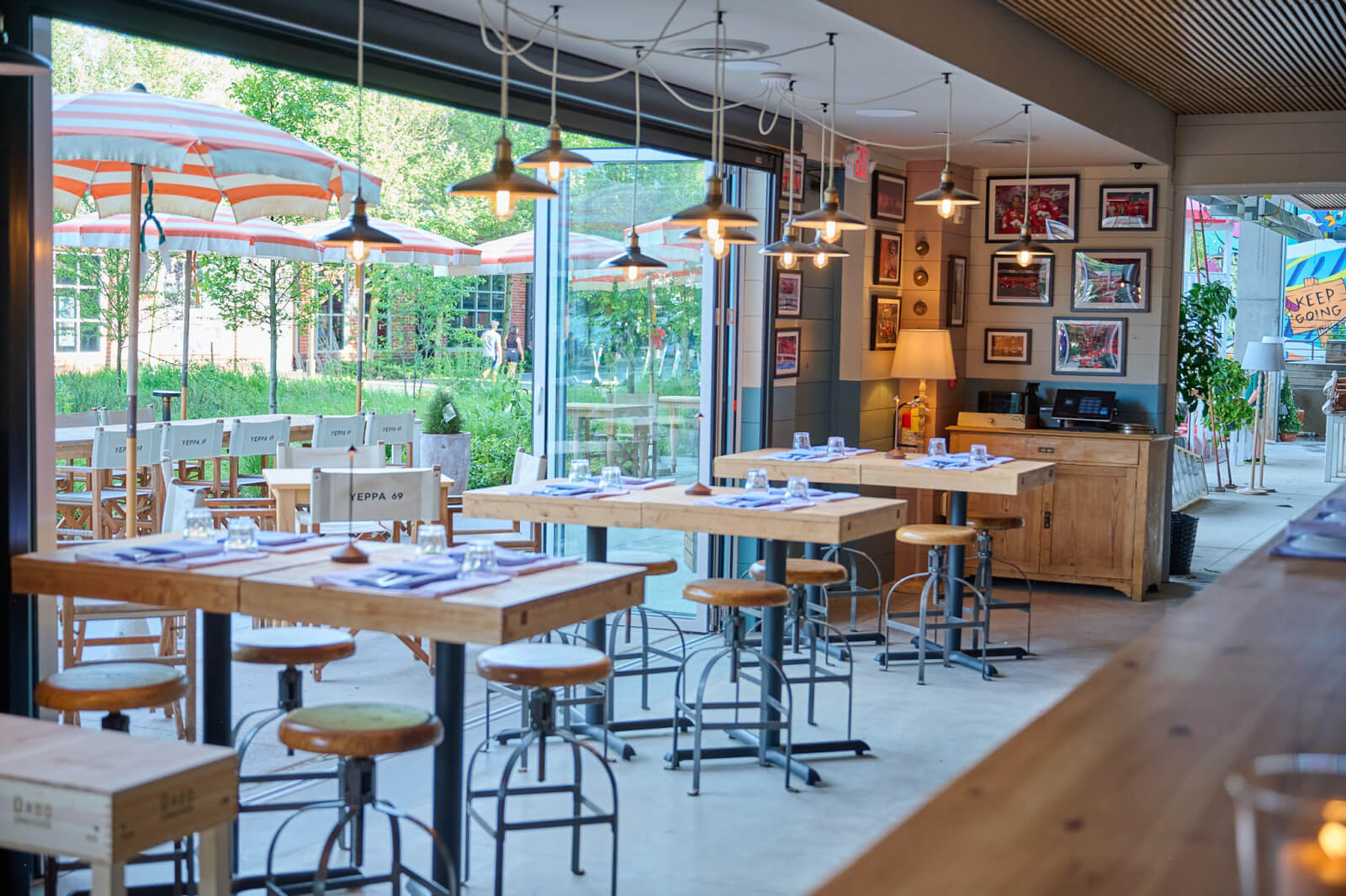 Tour Atlanta Beltline From Krog Street Market to Ponce City Market 5 indoor/outdoor seating at yeppa on eatsside beltline