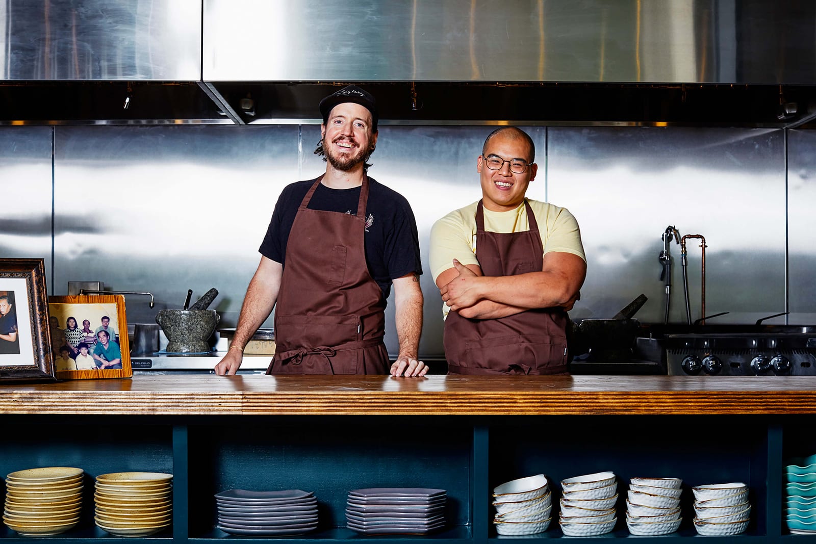 Chef and owners of Talat Market