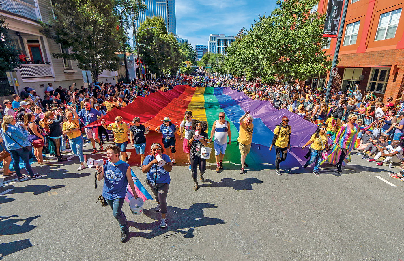 The Atlanta Pride Festival is the largest in the Southeast