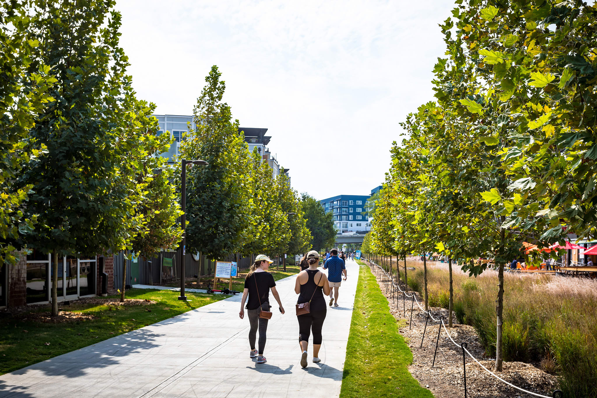 Two women on a walk on the Atlanta BeltLine.