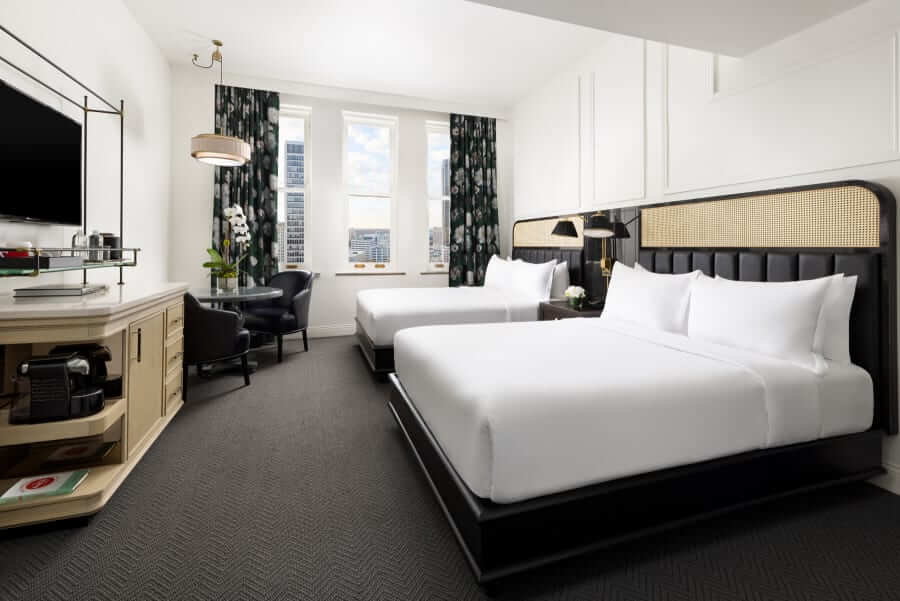 265 guest rooms and suites at Candler Hotel in downtown Atlanta.