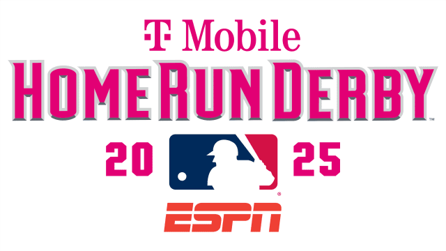 T-Mobile Home Run Derby 2025 logo featuring MLB and ESPN branding in Atlanta, Georgia.