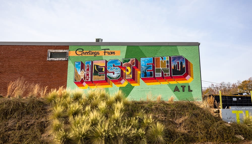 Atlanta BeltLine Murals - Greetings from the West End