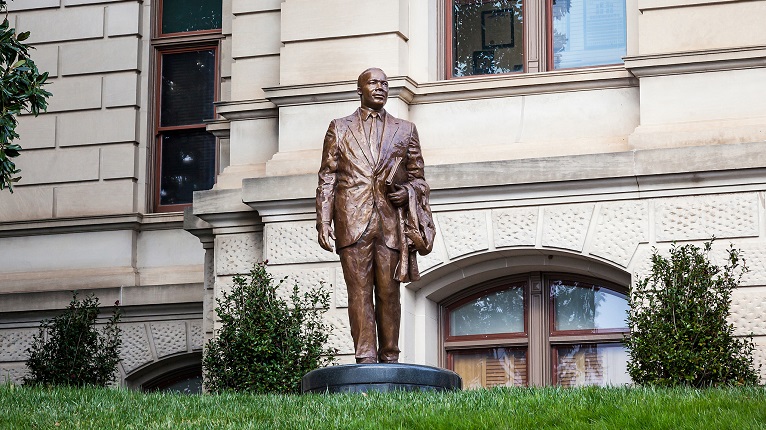 MLK Sculpture at Georgia Capitol in Atlanta