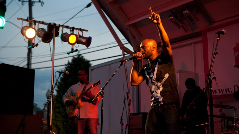 Band at East Point Festival in Atlanta