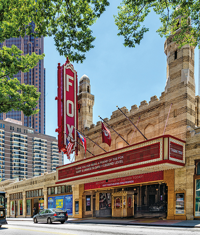 The majestic Fox Theatre in Midtown