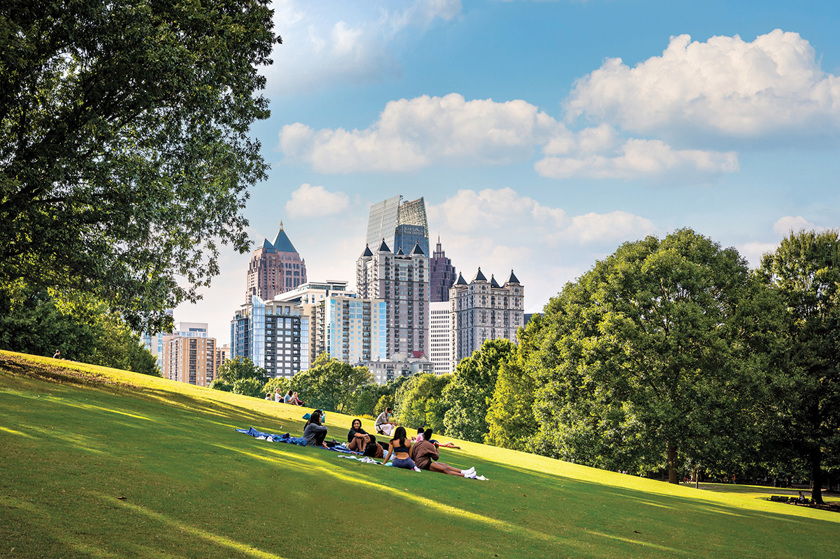 Feel right at home at Piedmont Park in Atlanta