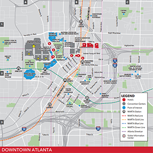 Downtown Atlanta Map