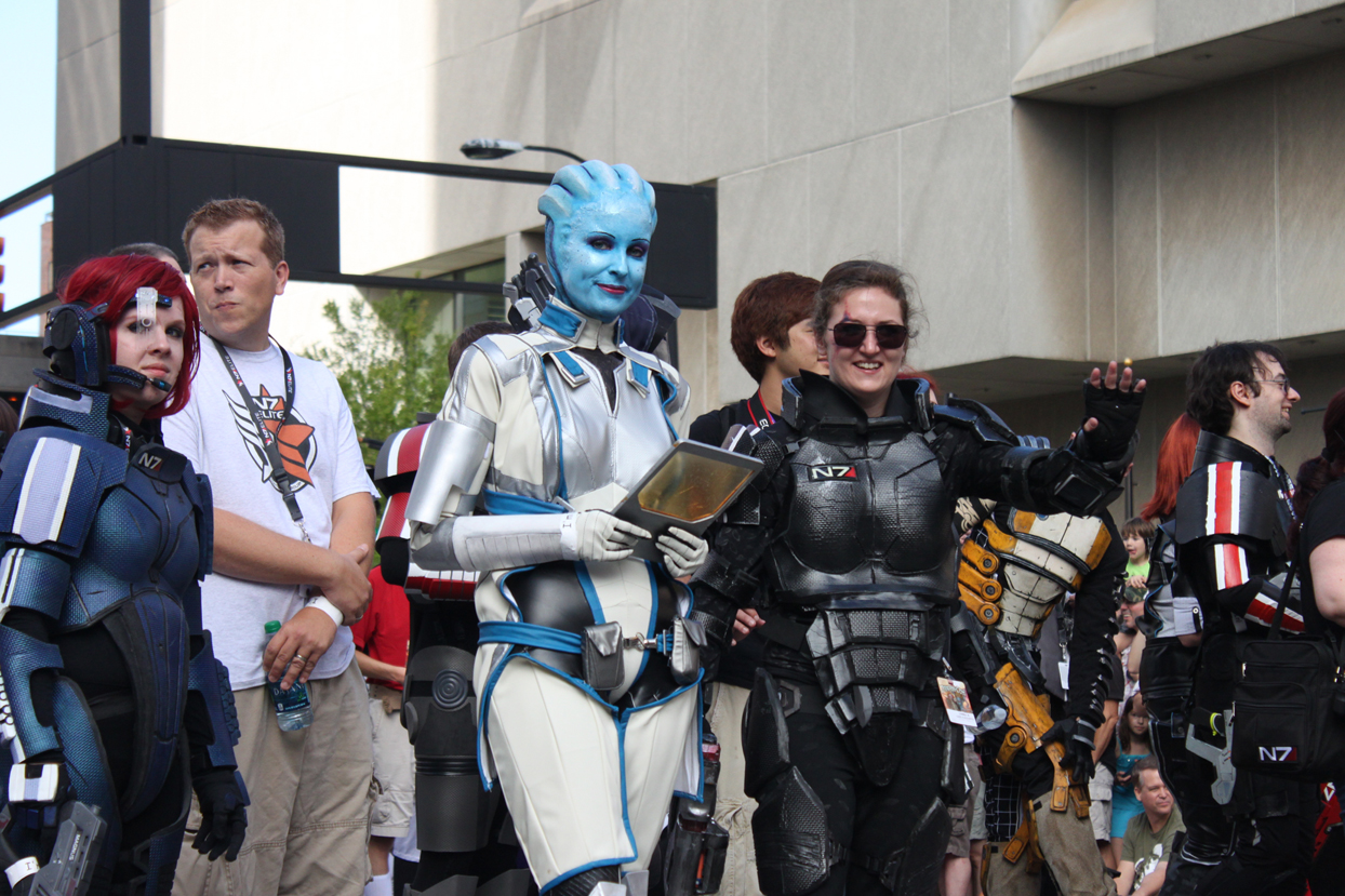image of Dragon Con parade in atlanta ga