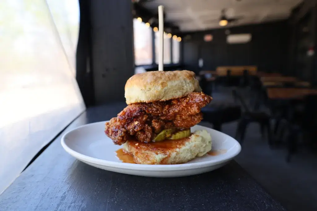 image of biscuits from Bomb Biscuit Co. that are MICHELIN Bib Gourmand certified
