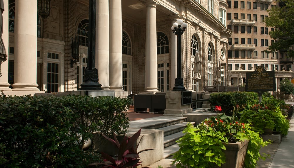 Entrance to the Georgian Terrace Hotel