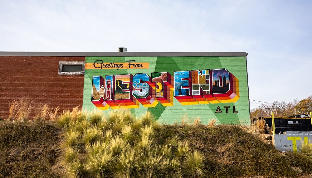 Atlanta Murals - Greetings from the West End