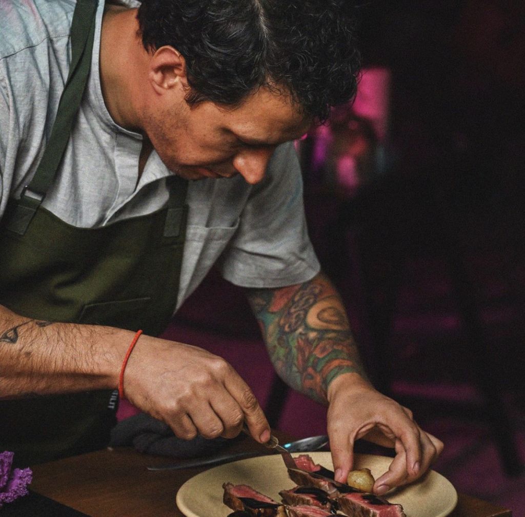 image of Chef Santiago Gomez at Palo Santo