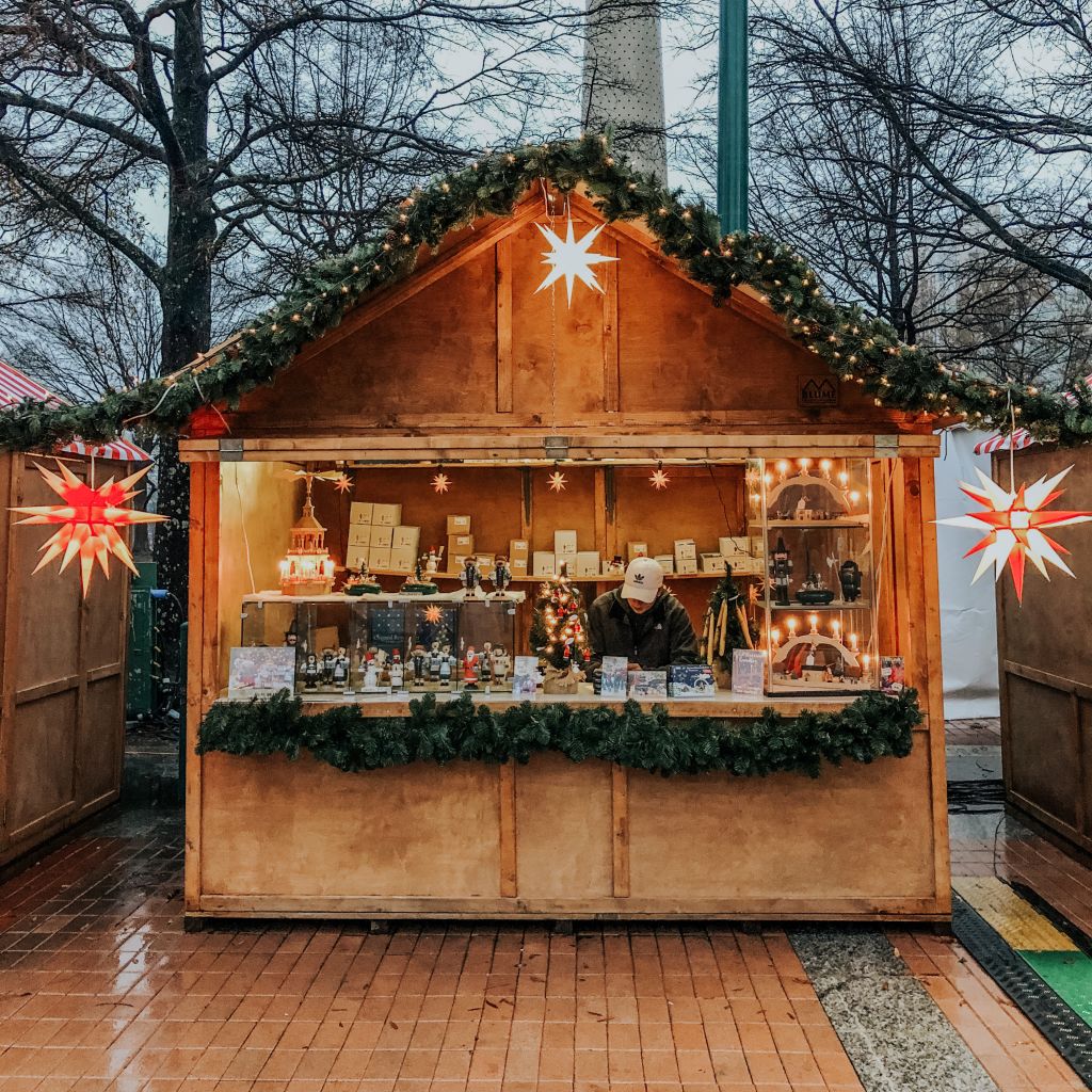 Take your own photos with Santa at the Christkindl Market in Buckhead