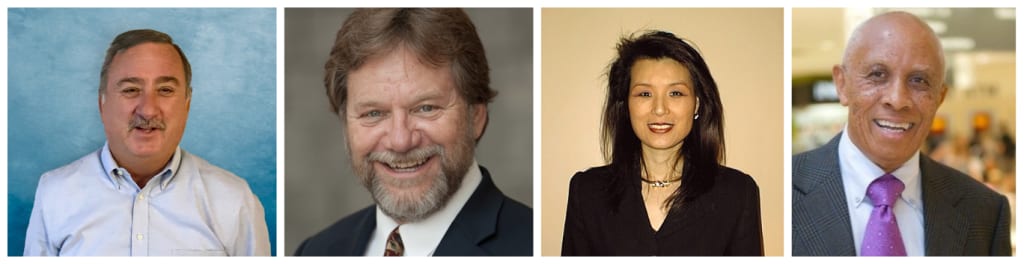 23rd Annual Atlanta Hospitality Hall of Fame will Induct Four New Honorees 1 Four professional headshots of a diverse group of people in business attire in Atlanta, Georgia.
