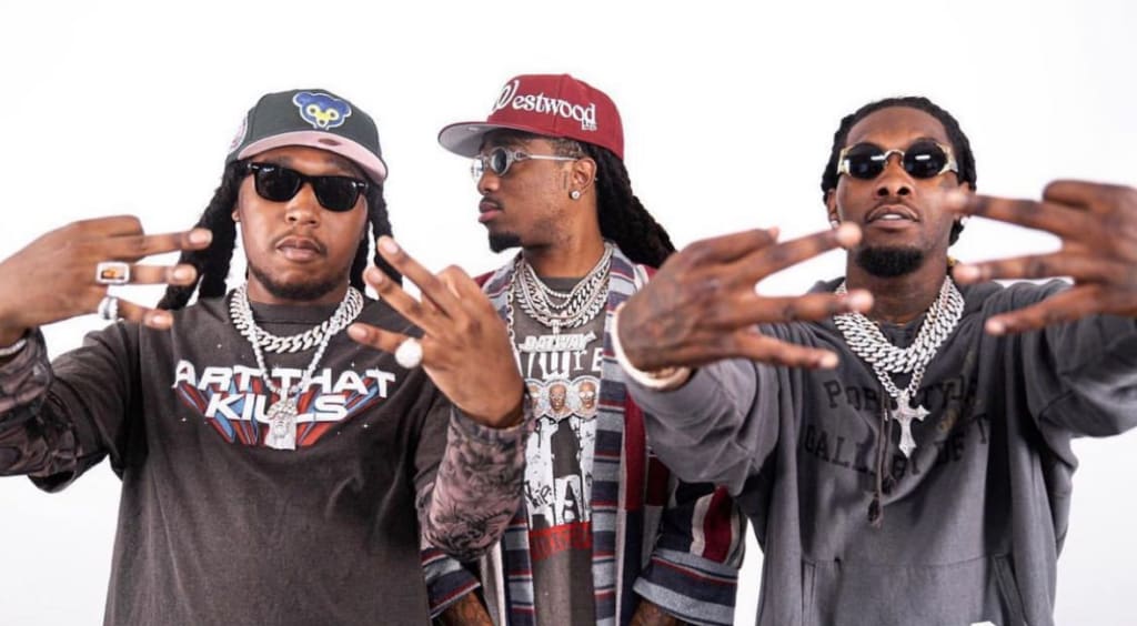 Migos, un grupo estadounidense de hip hop fundado en Atlanta