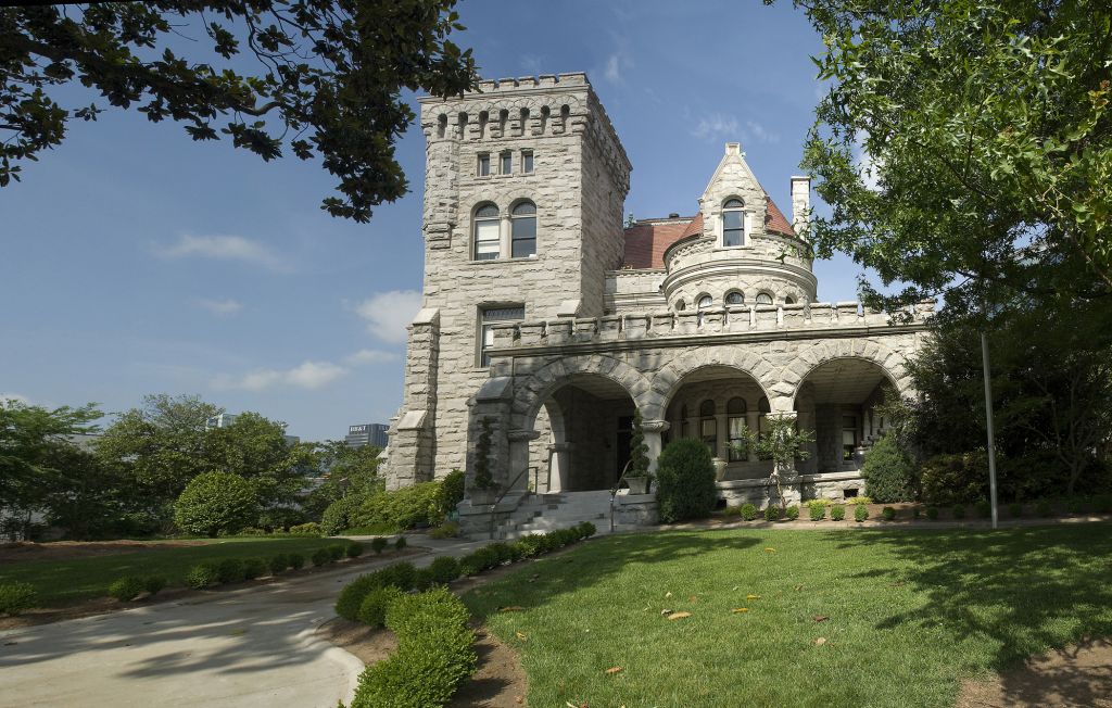 See Rhodes Hall transformed into a winter wonderland