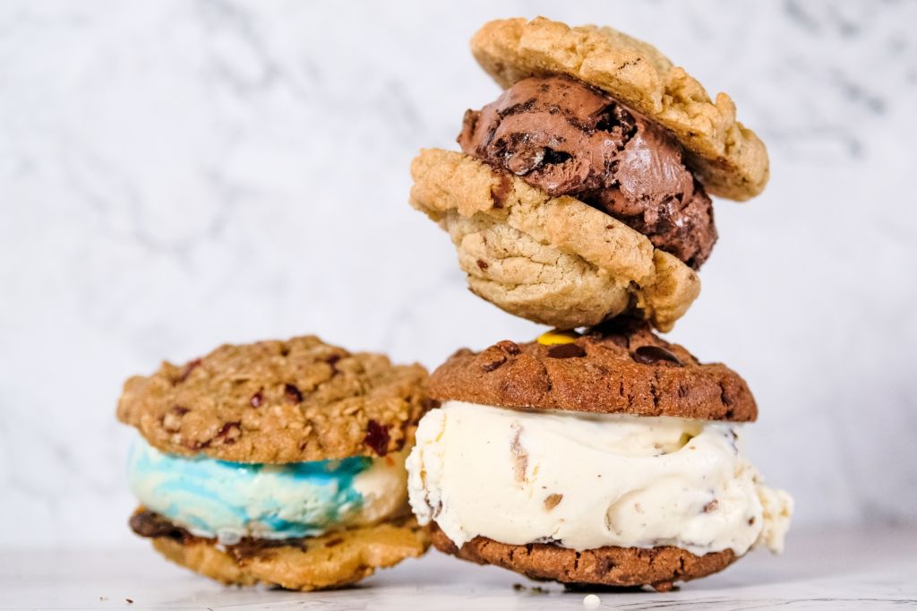 image of Not As Famous Cookie Co. ice cream sandwiches.