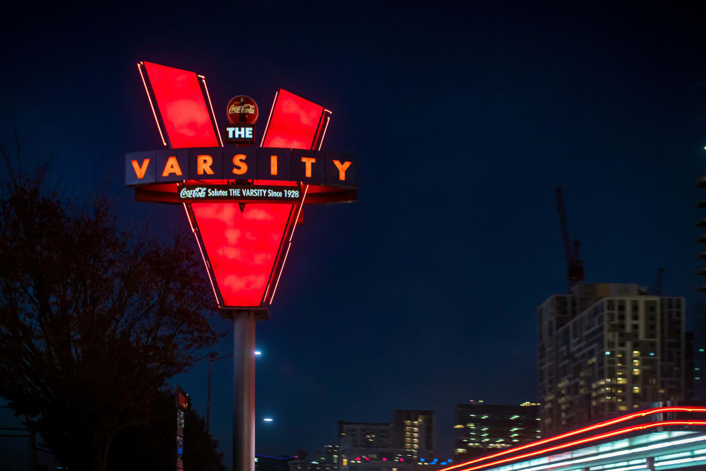 The Varsity is a famous spot found only in Atlanta