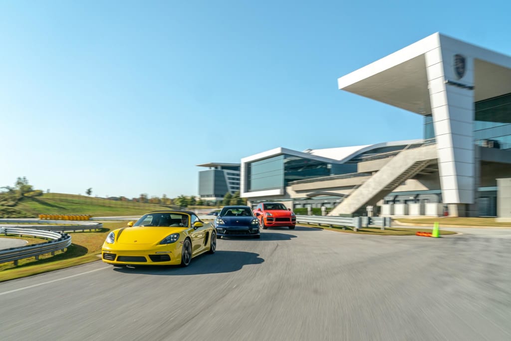 The Porsche Experience Center has been the setting of iconic action films