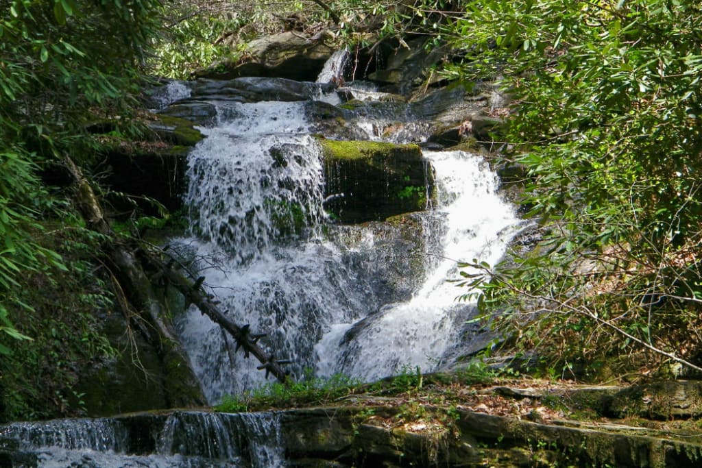 Visit the Becky Branch Falls on Warwoman Dell Trail